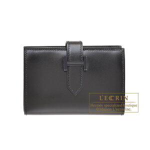 GX@xA~jmN[@\[ubN@ubN@{bNXJ[t@ubN@HERMES@Bearn Mini Monochrome@So-black@Black@Box calf leather@Black hardware