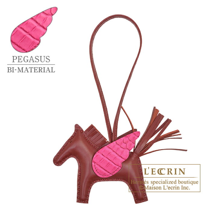 楽天市場】エルメス ロデオチャームペガサスタッチPM ルージュアッシュ  