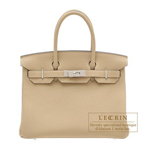 �G�����X�@�o�[�L��30�@�g�����`�@�g�S�@�V���o�[����@HERMES�@Birkin bag 30�@Trench�@Togo leather�@Silver hardware