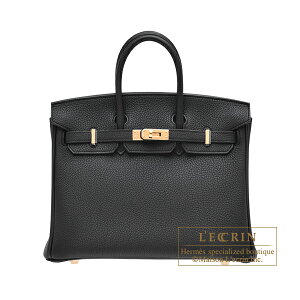 �G�����X�@�o�[�L��25�@�u���b�N�@�g�S�@�S�[���h����@HERMES�@Birkin bag 25�@Black�@Togo leather�@Gold hardware