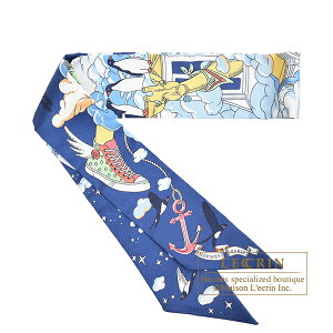 GX@cC[@̉_@}N[/VG/}`J[@VN@HERMES@Twilly@Sur Mon Nuage@Marine clair/Ciel/Multicolor@Silk