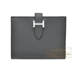 GX@xARpNg@O~XeB@H[Gv\@Vo[@HERMES@Bearn compact wallet@Gris misty@Epsom leather@Silver hardware