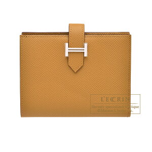 GX@xARpNg@ZT~@H[Gv\@Vo[@HERMES@Bearn compact wallet@Sesame@Epsom leather@Silver hardware