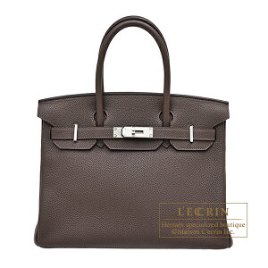 GX@o[L30@VR@gS@Vo[@HERMES@Birkin bag 30@Chocolat@Togo leather@Silver hardware