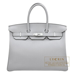 �G�����X�@�o�[�L��35�@�O���p���^���@�g�S�@�V���o�[����@HERMES�@Birkin bag 35�@Gris pantin�@Togo leather�@Silver hardware