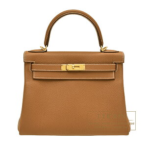 GX@P[28/D@S[h@gS@S[h@HERMES@Kelly bag 28@Retourne@Gold@Togo leather@Gold hardware