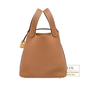 �G�����X�@�s�R�^�����b�N18/PM�@�S�[���h�@�g�������N���}���X�@�S�[���h����@HERMES�@Picotin Lock bag 18/PM�@Gold�@Clemence leather�@Gold hardware