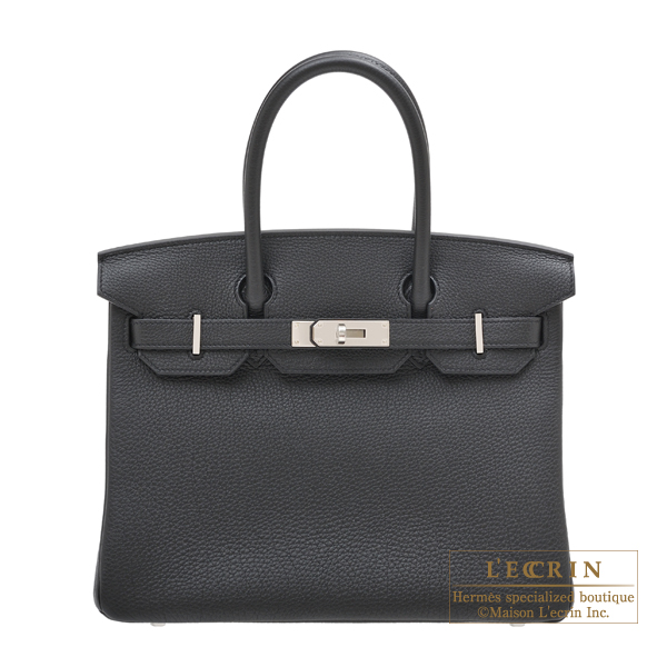 Lecrin Boutique Tokyo: Hermes Birkin bag 30 Black Togo leather Silver hardware | Rakuten Global ...