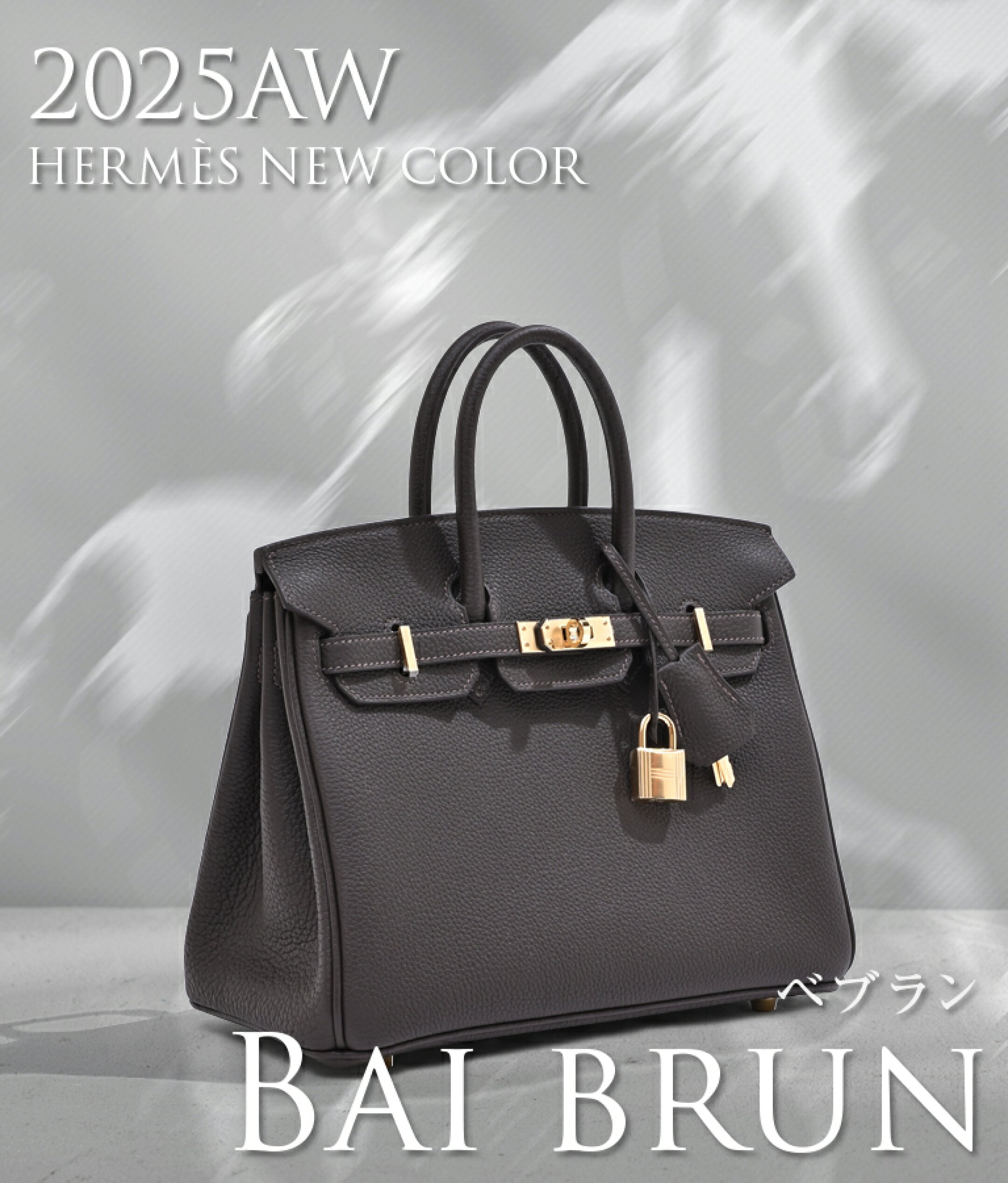 2025年秋冬コレクション最新色！ 気品に満ちたダークブラウン 「ベブラン」!