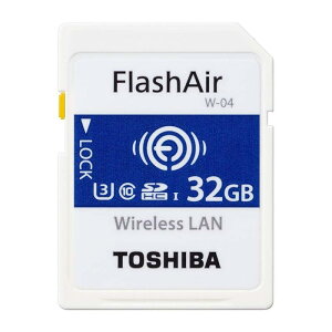 ���� Flash Air W-04 ��4���� SDHC 32GB R:90MB/s W:70MB/s THN-NW04W0320C6 Toshiba [���s�A���i]