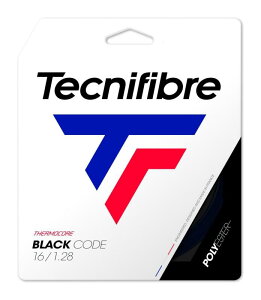 �e�N�j�t�@�C�o�[(Tecnifibre) �e�j�X �K�b�g �u���b�N�R�[�h BLACK CODE 12m
