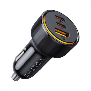 VOLTME �V�K�[�\�P�b�g usb-c �J�[�`���[�W���[ �ԍڏ[�d�� �}���[�d 12V/24V�ԑΉ� �ԗp�[�d��