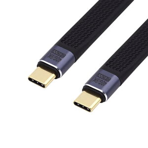 NFHK 240W Type-C USB-C �I�X-�I�X USB4 40Gbps 100W 8K �t���b�g �X���� FPC �f�[�^�P�[�u�� �m�[�g�p�\�R�� �g�ѓd�b�p 13cm