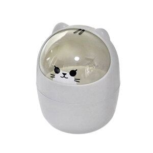 TK.Felly 卓上ゴミ箱 ゴミ箱 卓上 可愛い ミニ ごみ箱 蓋付き 猫 可愛い猫 小さい ネコ 風呂
