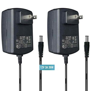 [PSE�擾�i]ANLINK 12V 3A/3000mA �d���A�_�v�^�[�AAC 100-240V 50/60Hz ���� DC 12V 3A/3000mA 36W 5.5x2.1mm �E�H�[���`���[�W���[�A�Z���^�[�|�W�e�B�u�A1.8M 20AWG �����O�P