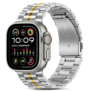 �R���p�`�u�� Apple Watch �o���h 49mm 46mm 45mm 44mm 42mm 41mm 40mm 38mm �v���~�A���X�e�����X�X�`�[�����^�������o���h Apple Watch Ultra SE �V���[�Y 10 9 8 7 6 5 4