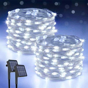 LED�C���~�l�[�V�������C�g �\�[���[ �X�g�����O���C�g 100�d�� 10m �d�� 8���[�h ��Ԏ����_�� �L�����v�p �K�[�����h���C�g IP65�h�� ���胉�C�g �N���X�}�X/�n���E�B��/�p�[�e�B�[/�o�����^