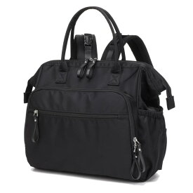 [PAOIXEEL] リュック レディース マザーズバッグ 大容量 撥水 通勤 通学 旅行 3WAY 口金 A4 PC マザーズリュック トート 防水 ナイロン トラベルバック 盗難防止 保温 保冷 キャリオン ボストンバ