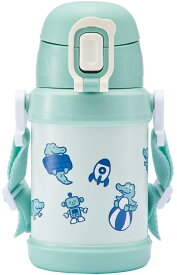 Reach Will 魔法瓶 リーチウィル キッズボトル 水筒 マグボトル ストロー 450ml 軽量 お手入れ簡単 イラストレーター くさださやか