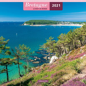 �J�����_�[ �t�����X �u���^�[�j�� �n�̉ʂ� 2021�N�Łi�J���y�[���A�u���X�g���j- France Bretagne Calendar Quimper, Brest etc