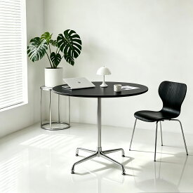 【新品20％OFFクーポン】 カフェテーブル 円形 直径80cm 70cm 60cm 丸テーブル おしゃれ 曲線脚デザイン 白 黒 木目 ダイニングテーブルおしゃれ 北欧 省スペース パソコンテーブル センターテーブル 組立簡単 一人暮らし リビング 1本脚 一人暮らし 韓国 インテリア
