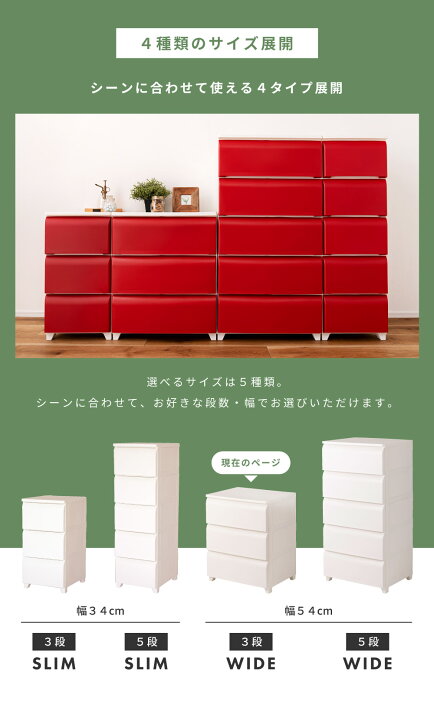ID:60546998 チェスト2列3段 ※キズ有