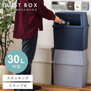 \ 10%OFFクーポンすぐ使える! / ゴミ箱 おしゃれ 30リットル 30L 分別 スリム ふた付き キッチン ダストボックス シンプル 横型 ワイド 臭わない 積み重ね おしゃれ フラップ式 北欧 リビング