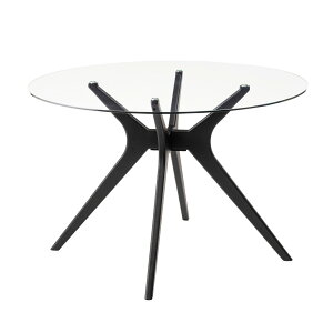 \ 10%OFFクーポンすぐ使える! / ダイニングテーブル 丸テーブル 110 4人 2人 丸 110cm 木製 ガラス 円形 円卓 円 おしゃれ オーク 天然木 黒 ブラック ナチュラル モダン 高さ72cm 無垢 無垢材 北