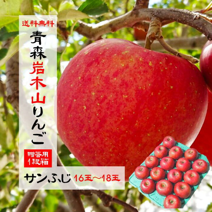 楽天市場】【贈答用】 サンふじ 約5kg 14玉〜18玉 青森県産 りんご 