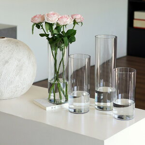 送料無料 割れない 花瓶 おしゃれ 大きい アクリルな質感 造花 生花 枝物 グリーン インテリア 高さ20/25/30/40cm 大型 大きめ 花器 ギフト 玄関店舗ホテル 雑貨 シンプル 洗いやすい 透明