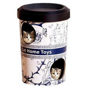 猫ハウス 爪とぎ ダンボール 猫ベッド ペットベッド 4type選べる ネコ ねこ つめとぎ 爪研ぎ ベッド かわいい 通気 耐久 ストレス解消 2階建ての猫用ヴィラ