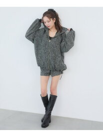 キラキラツイードミディブルゾン MAJESTIC LEGON マジェスティックレゴン ジャケット・アウター ブルゾン・ジャンパー ホワイト ブラック ピンク【送料無料】[Rakuten Fashion]