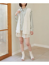 【SALE／50%OFF】タックハーフパンツ MAJESTIC LEGON マジェスティックレゴン パンツ その他のパンツ ベージュ ブラック ホワイト【RBA_E】[Rakuten Fashion]