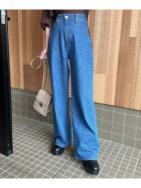 デニムワイドパンツ MAJESTIC LEGON マジェスティックレゴン パンツ ジーンズ・デニムパンツ ブルー【送料無料】[Rakuten Fashion]