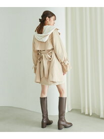 【SALE／20%OFF】ビット付ミディトレンチコート MAJESTIC LEGON マジェスティックレゴン ジャケット・アウター トレンチコート ベージュ ホワイト【RBA_E】【送料無料】[Rakuten Fashion]