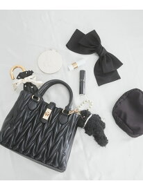 クラシカルスクエアハンドバッグ MAJESTIC LEGON マジェスティックレゴン バッグ ハンドバッグ グレー ブルー ホワイト ブラウン パープル ピンク レッド ブラック【送料無料】[Rakuten Fashion]