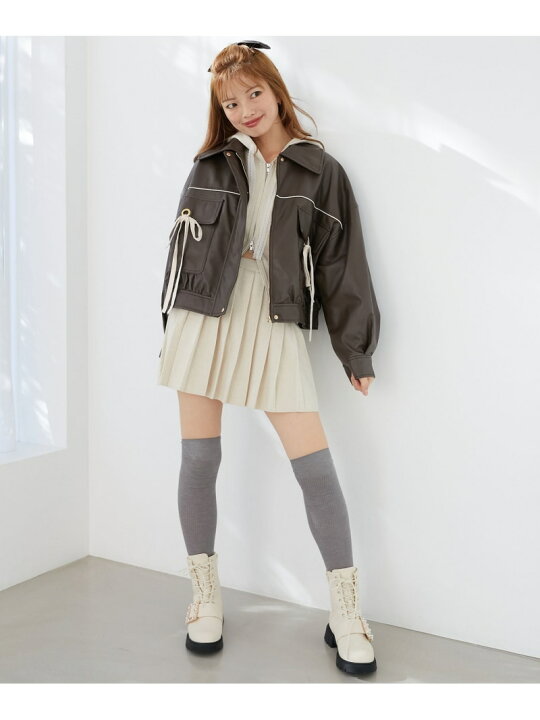 楽天市場】【SALE／50%OFF】2wayリボンバイカラーブルゾン MAJESTIC 