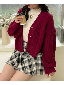 【SALE／31%OFF】ハートマシュマロモールカーディガン MAJESTIC LEGON マジェスティックレゴン トップス カーディガン ワインレッド ホワイト ピンク パープル ブルー【RBA_E】【送料無料】[Rakuten Fashion]