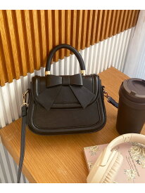 【SALE／10%OFF】クラシックリボンバッグ MAJESTIC LEGON マジェスティックレゴン バッグ ハンドバッグ ホワイト ブラック レッド【RBA_E】【送料無料】[Rakuten Fashion]