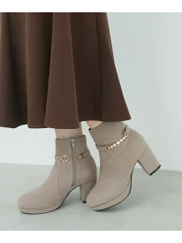 取り外しできるパールブーツ MAJESTIC LEGON マジェスティックレゴン シューズ・靴 ブーツ グレー ブラック【送料無料】[Rakuten Fashion]