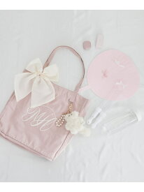 リボンモチーフセットロゴトートバッグ MAJESTIC LEGON マジェスティックレゴン バッグ トートバッグ イエロー グリーン オレンジ ホワイト ブルー ピンク ブラック レッド パープル【送料無料】[Rakuten Fashion]