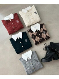 【SALE／56%OFF】シャツドッキングニット MAJESTIC LEGON マジェスティックレゴン トップス ニット グレー グリーン ネイビー レッド ブラウン ホワイト【RBA_E】[Rakuten Fashion]