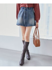【SALE／50%OFF】2wayラップミニスカート MAJESTIC LEGON マジェスティックレゴン スカート ミニスカート ブラウン ブルー【RBA_E】[Rakuten Fashion]