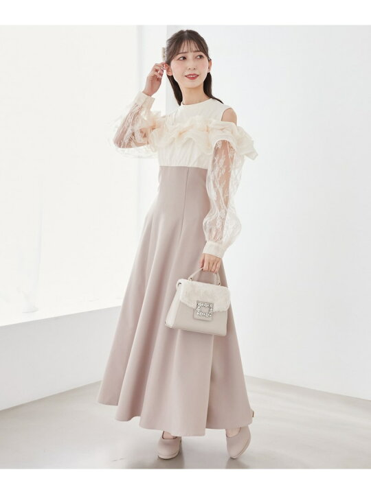 楽天市場】【SALE／35%OFF】ウエストきゅっとミルフィーユワンピ 