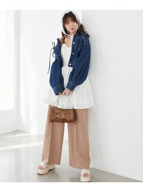 【SALE／62%OFF】センタープレスタックワイドパンツ MAJESTIC LEGON マジェスティックレゴン パンツ その他のパンツ ピンク ブラウン ブラック グレー【RBA_E】[Rakuten Fashion]