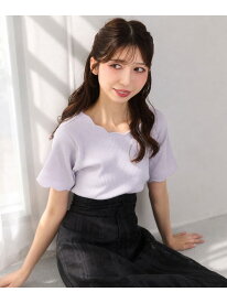 【SALE／40%OFF】スカラップデザイントップス MAJESTIC LEGON マジェスティックレゴン トップス カットソー・Tシャツ ネイビー ブラック ホワイト グレー グリーン パープル ワインレッド ブラウン【RBA_E】[Rakuten Fashion]