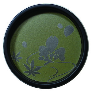 【華引手】丸型 桜流し hn-h-005 谷元フスマ工飾株式会社 ※( 1枚当たり )の金額です(かわいい/おしゃれ/引手/取っ手/モダン/襖の引手/ふすまの引手/引き戸の引手)(かわいい/お