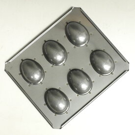 シリコン 加工 イースター エッグ 卵 型 天板 6個付 | 空焼き 不要 たまご たまご型 ケーキ型
