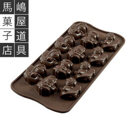 シリコマート イージーチョコ SCG27 チョコレート型 チョコ エンジェル 12個付 | Silikomart 天使