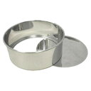 霜鳥製作所 丸デコレーション型 底取 中 18.5cm ステンレス [142] | SHIMOTORI 18.5センチ